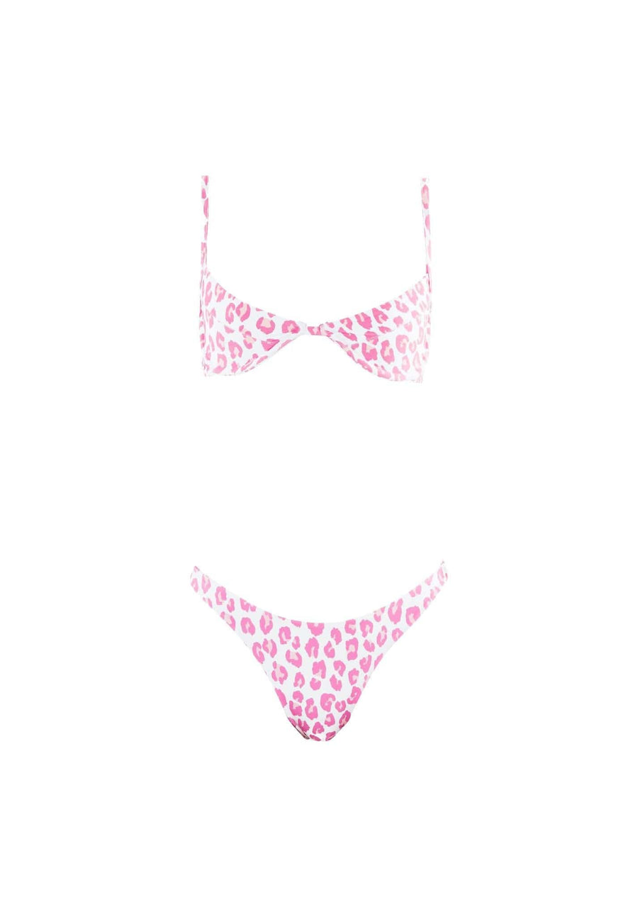 JAGGER bottoms – pink leopard  -  SWIM BOTTOMS  -  B Ā M B A S W I M