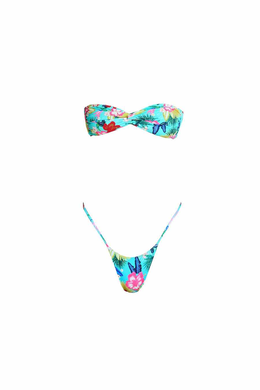BAHAMA bottoms - retro hibiscus  -  SWIM BOTTOMS  -  B Ā M B A S W I M