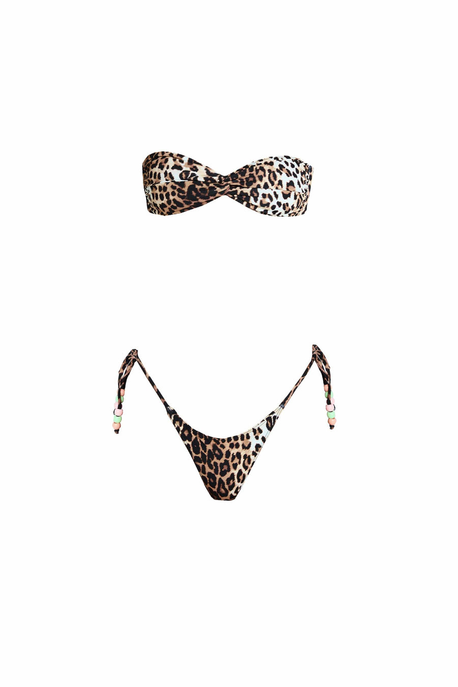 URSULA top - leopard  -  SWIM TOPS  -  B Ā M B A S W I M