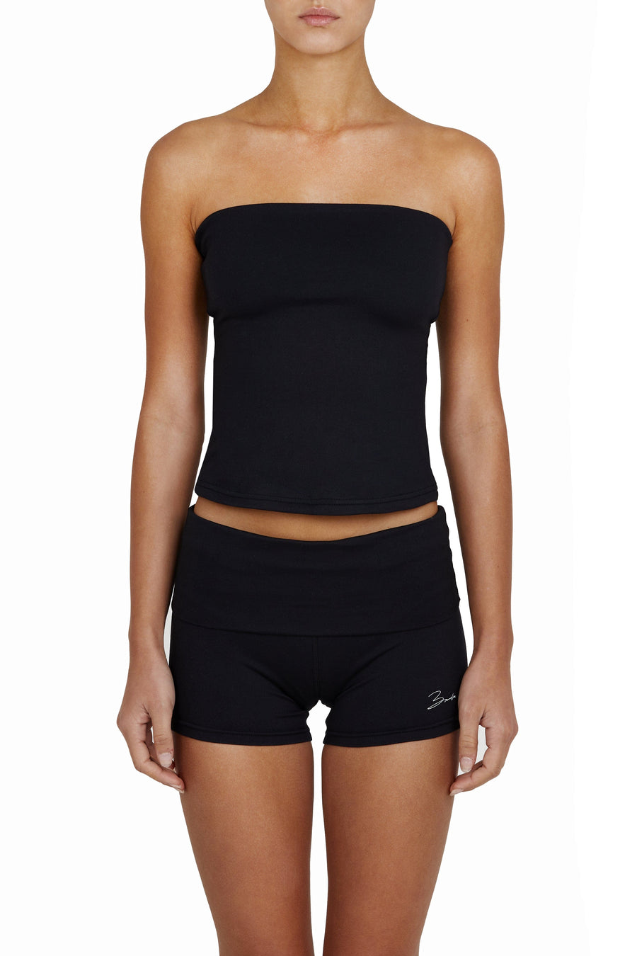 BASE tube top - black  -  CLOTHING  -  B Ā M B A S W I M