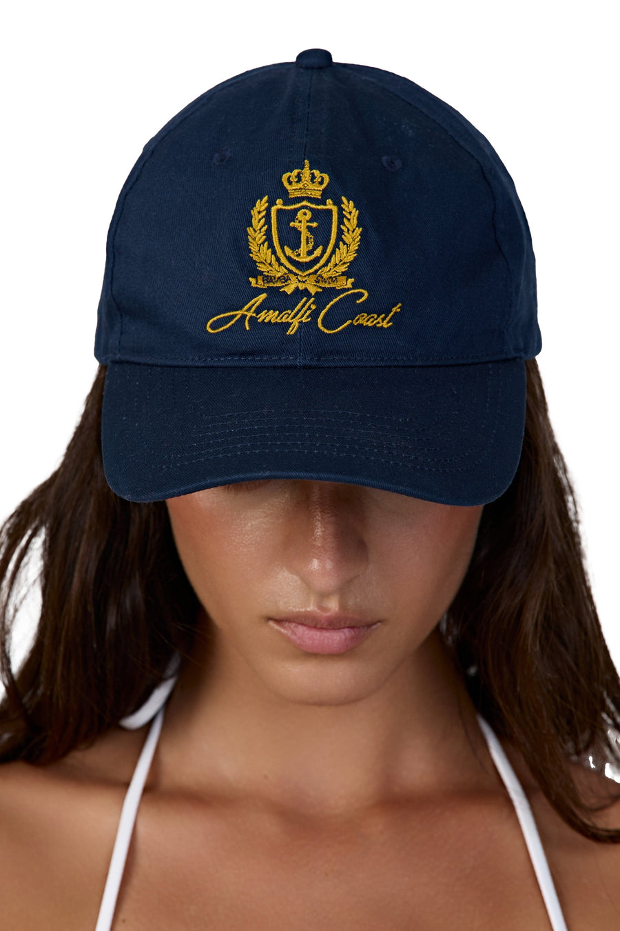 AMALFI CAP- navy - BĀMBASwimUSA