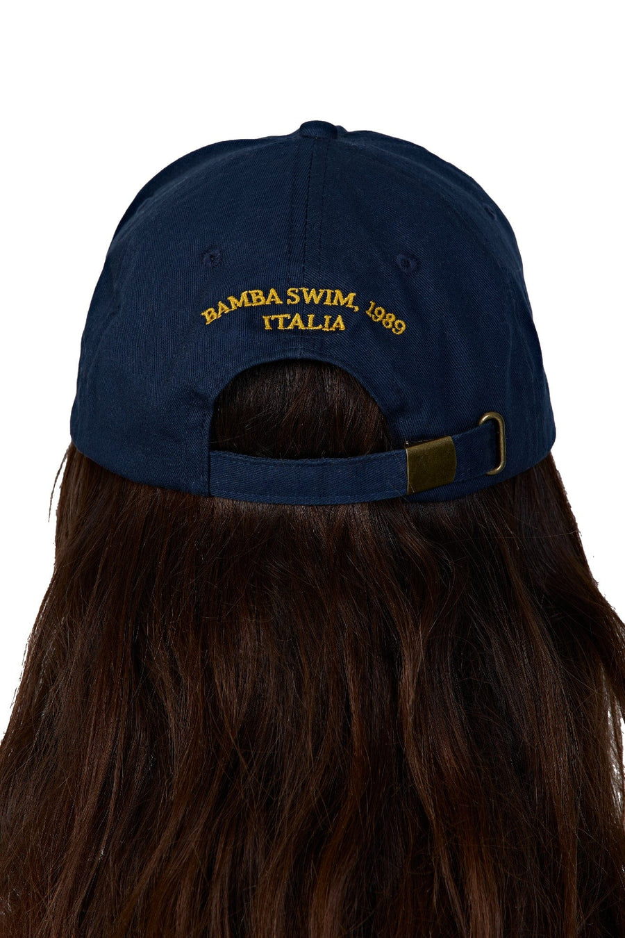 AMALFI CAP- navy - BĀMBASwimUSA