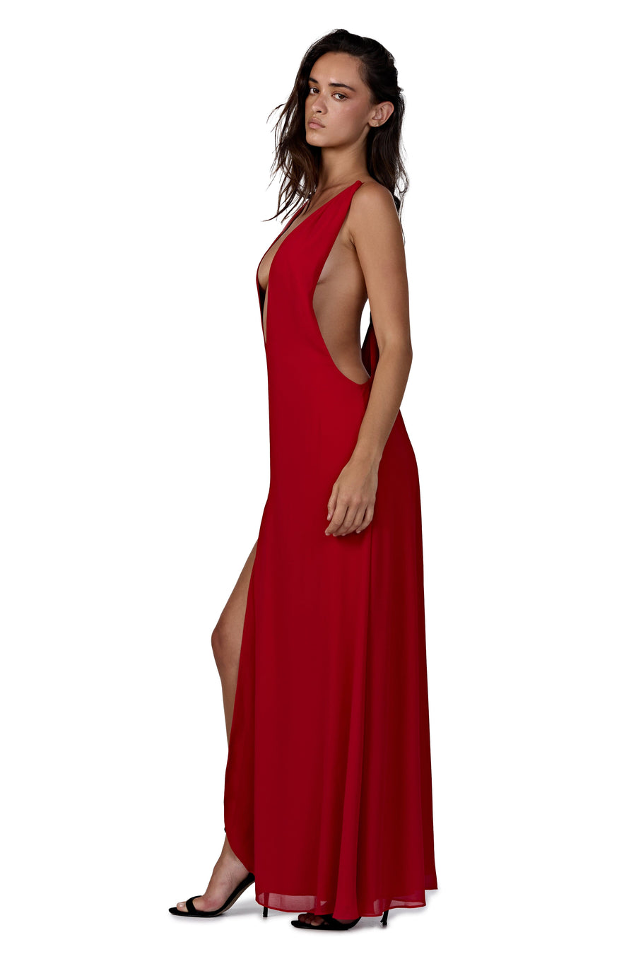 ROMANTICA DRESS- rosso – BĀMBA Swim USA