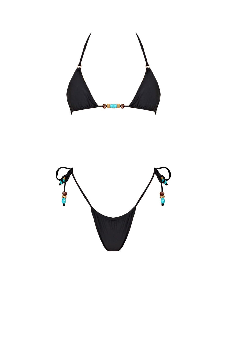 OASIS top- jet black  -  SWIM TOPS  -  B Ā M B A S W I M
