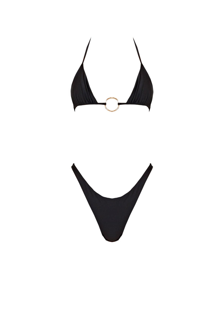 TRITON top- jet black  -  SWIM TOPS  -  B Ā M B A S W I M