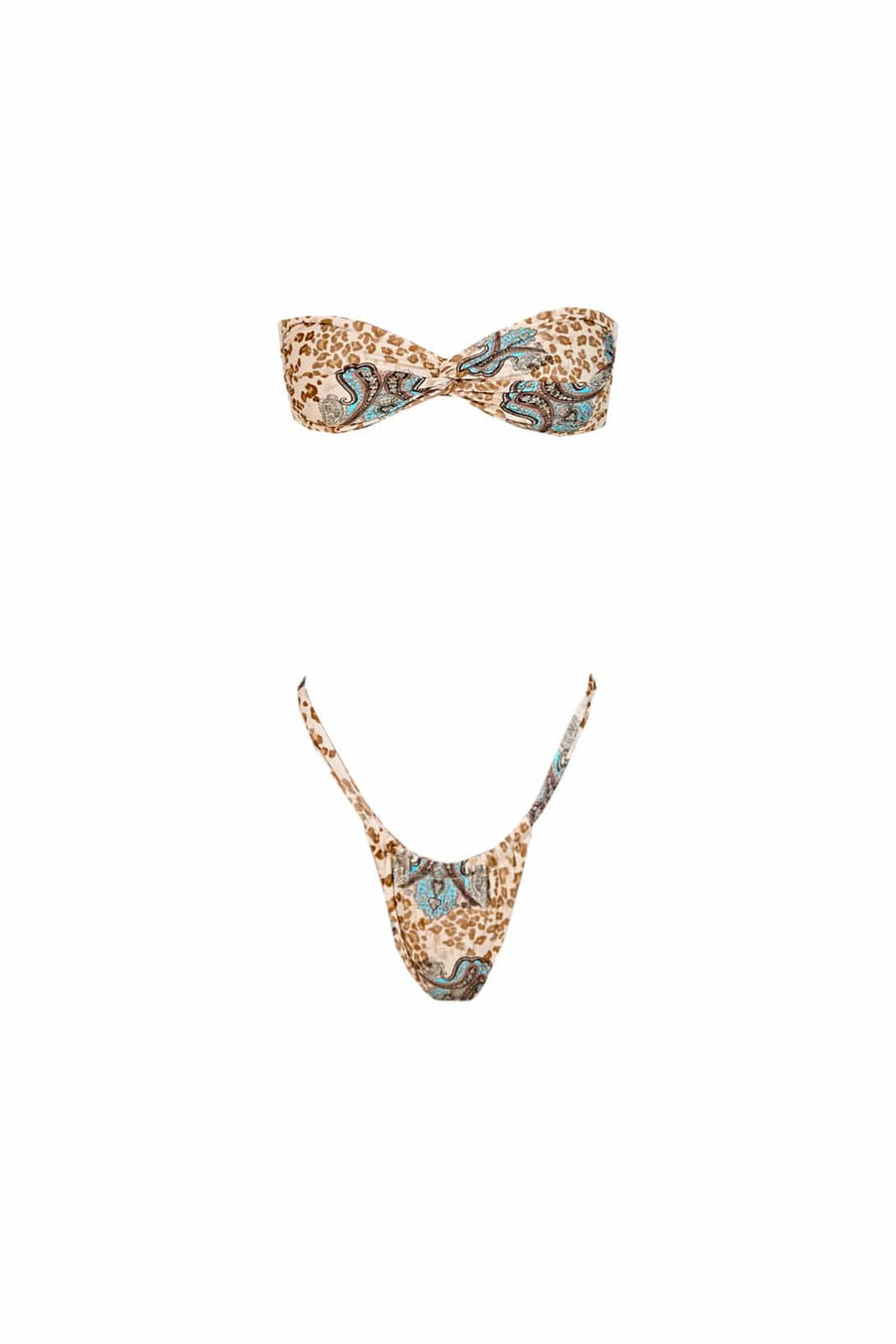 URSULA top - leopard boheme  -  SWIM TOPS  -  B Ā M B A S W I M