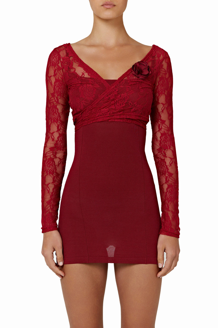 ROMANZA dress- rosso – BĀMBA SWIM International