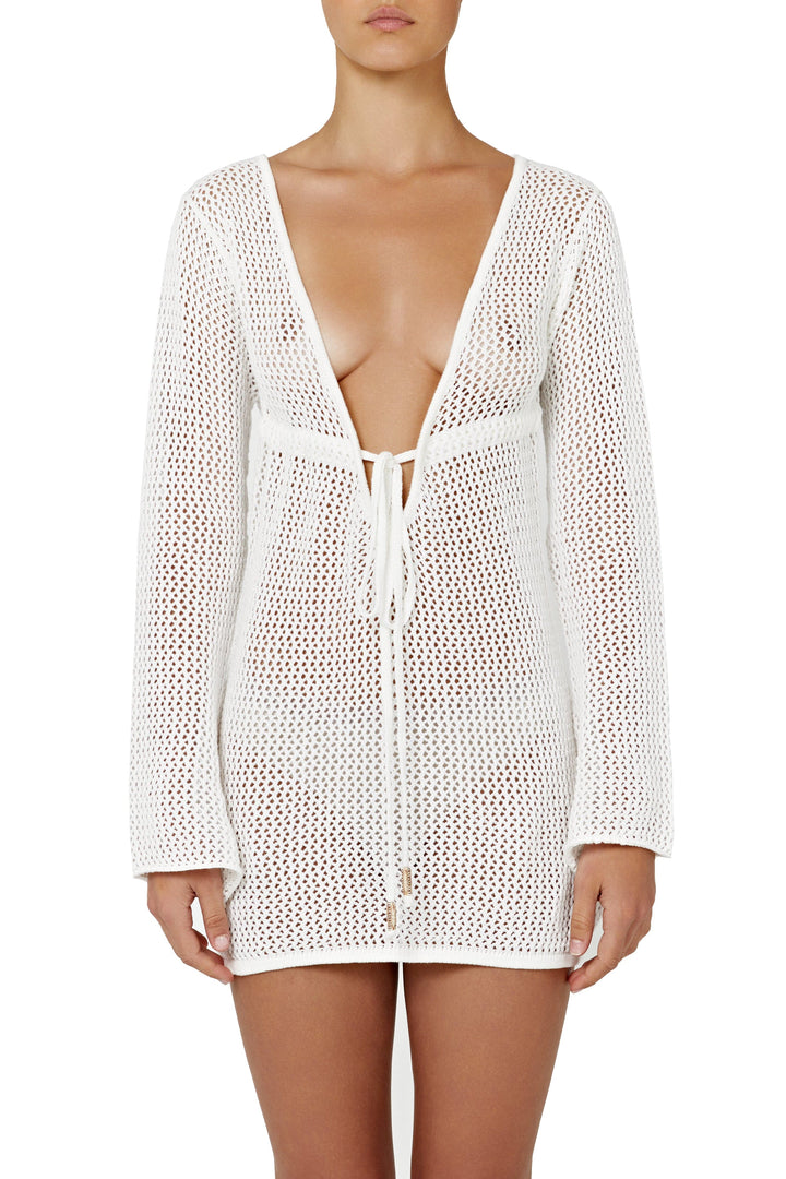 TROPEZ dress- off white  -  CLOTHING  -  B Ā M B A S W I M