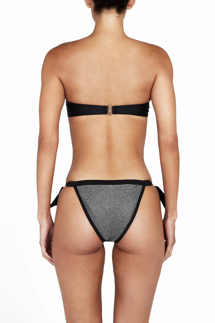 PACIFIC bottoms - black/ chrome  -  SWIM BOTTOMS  -  B Ā M B A S W I M