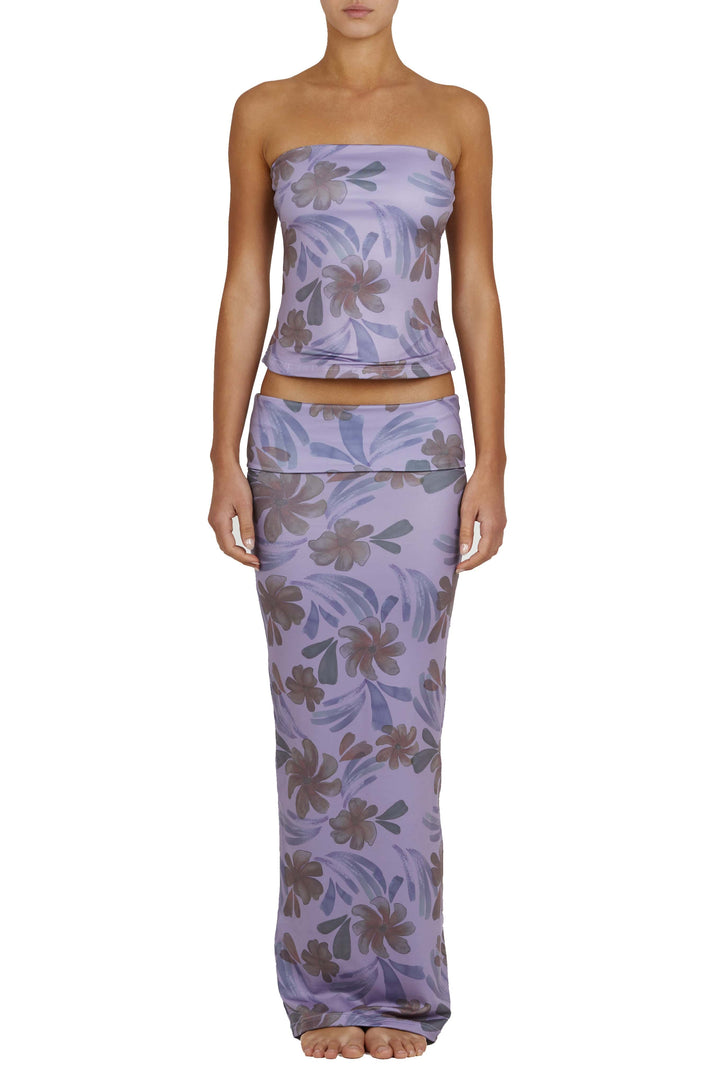 BASE tube top- monet  -  CLOTHING  -  B Ā M B A S W I M