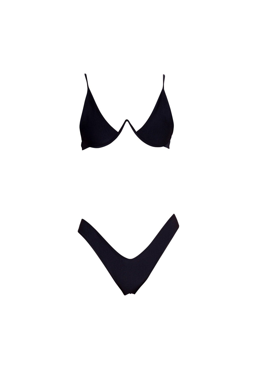 VIXEN bottoms - jet black  -  SWIM BOTTOMS  -  B Ā M B A S W I M