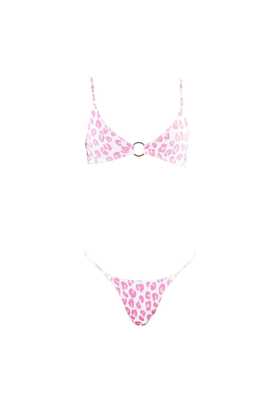 RINGLEADER bottoms – pink leopard  -  SWIM BOTTOMS  -  B Ā M B A S W I M