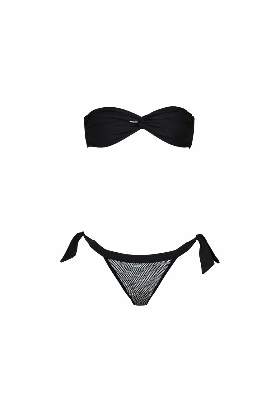 PACIFIC bottoms - black/ chrome  -  SWIM BOTTOMS  -  B Ā M B A S W I M