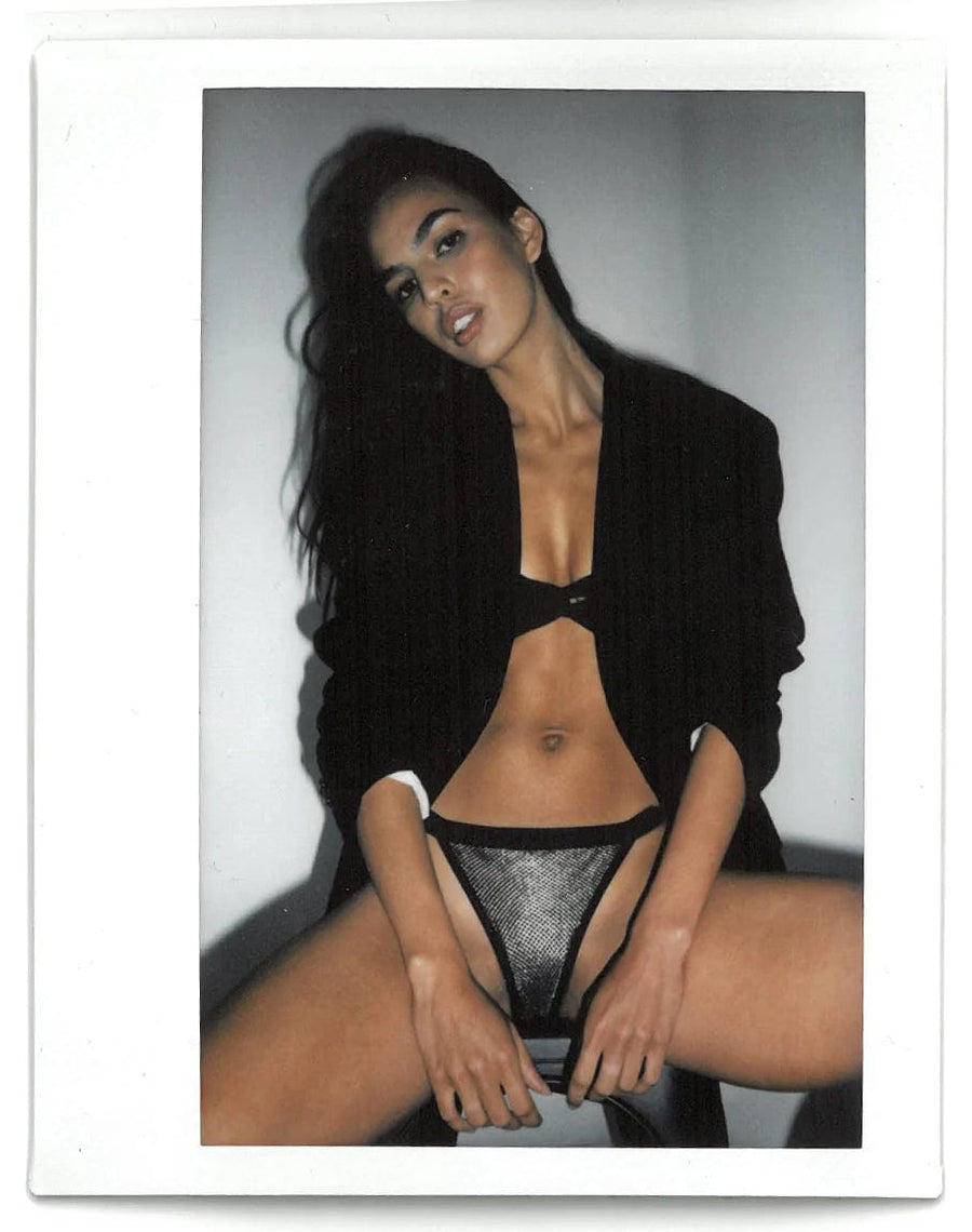 PACIFIC bottoms - black/ chrome  -  SWIM BOTTOMS  -  B Ā M B A S W I M