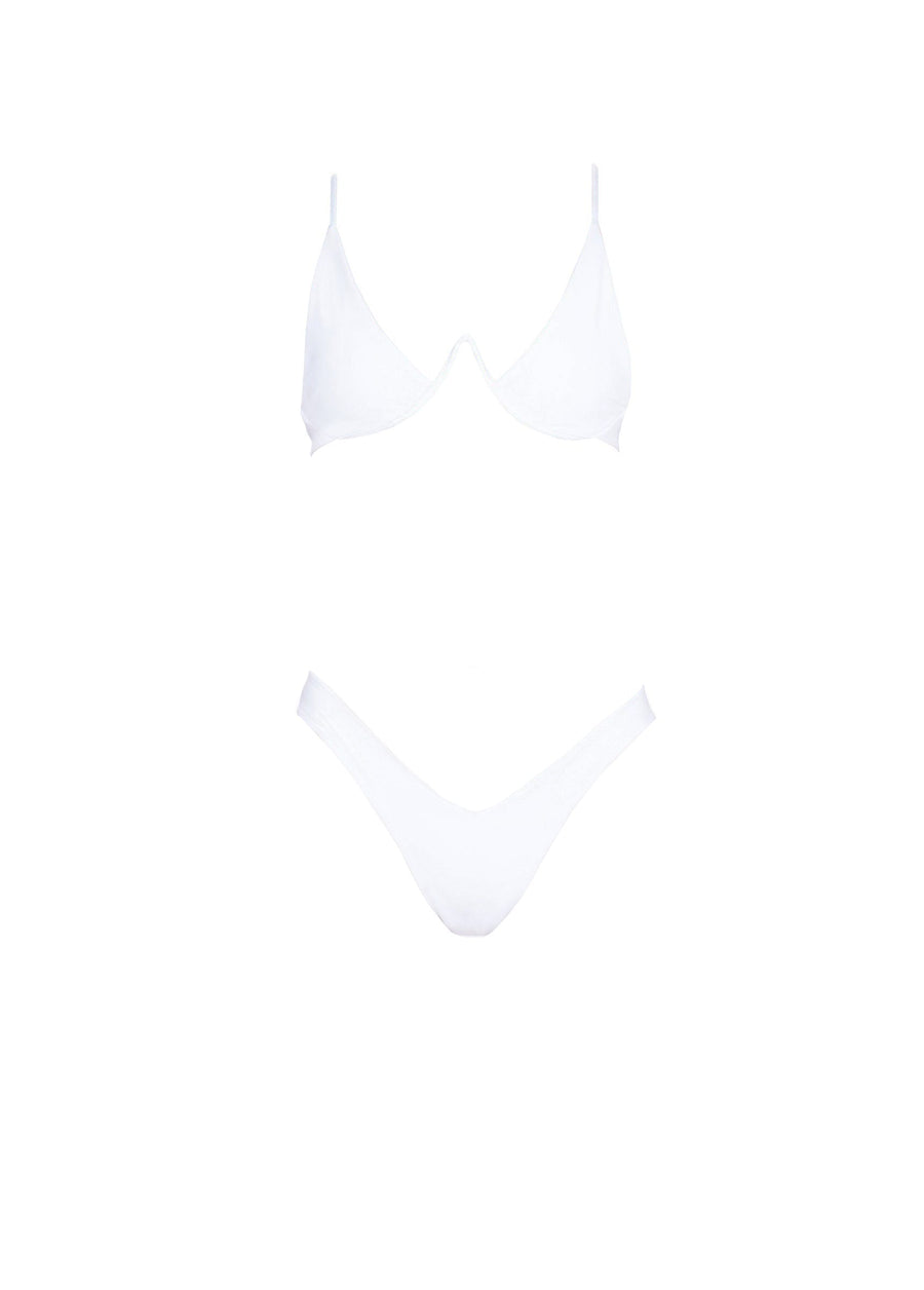 VINO top - pure white  -  SWIM TOPS  -  B Ā M B A S W I M